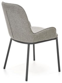 Scaun de bucaterie Bellamy, gri/negru