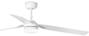 Lustra cu Ventilator si telecomanda PUNT M LED alb