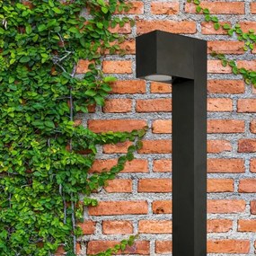 Lampă de exterior BOSTON 1xGU10/10W/230V 80 cm IP54 negru