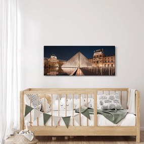 Tablou - Louvre noaptea (120x50 cm)