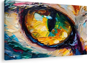 Tablou - Ochi de pisică Pictură (90x60 cm)