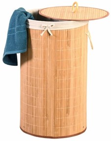 Coș de rufe Kesper 19572 Bamboo deschis, 60 x 35 cm