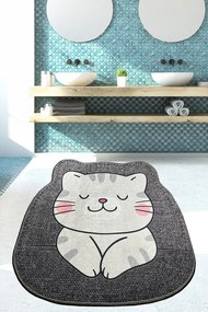 Covoraș de Baie Neko, Ø 100 cm, Multicolor