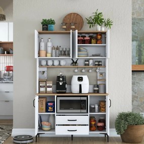 Dulap Jedy Walnut and White