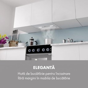 Klarstein Simplica, hotă, încorporat, 70 cm, extracție aerului: 440 m³ / h, LED, oțel inoxidabil