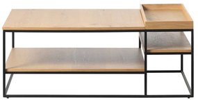 Măsuță de cafea în culoare naturală 70x120 cm Rivoli – Unique Furniture