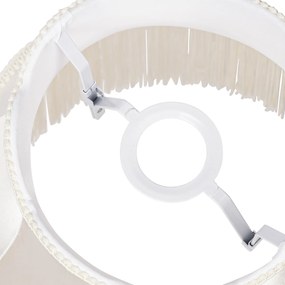 Abajur din stofă crem 30 cm - Granny