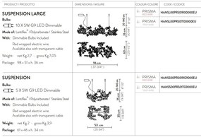 Lustra design floral realizata manual Hanami Small