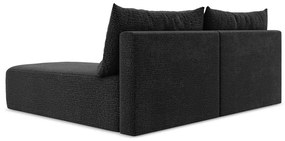 Colțar negru extensibil/cu spațiu de depozitare (cu colț pe partea dreaptă) Kalena – Makamii