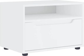 vidaXL Dulap TV "VISNES" alb 60x40x38 cm lemn de prelucrare