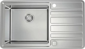 Chiuveta inox Alveus Rando 50 Satin 87x51 cm stanga