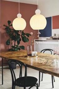 Halo Design 737321 - Lustră suspendată BALL BALL, 1xE27/40W/230V, Ø 32 cm, alb