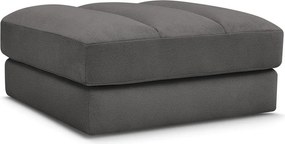 Taburet negru cu tapițerie din catifea Sierra – Bobochic Paris