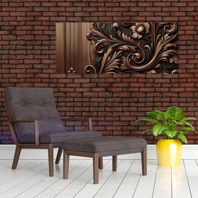 Tablou - Model din lemn (120x50 cm)