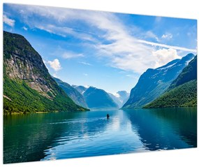 Tablou - Lacul Lovatnet (90x60 cm)