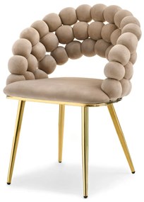 Scaun Lulish (bej + auriu). Promo -11%. 1111116