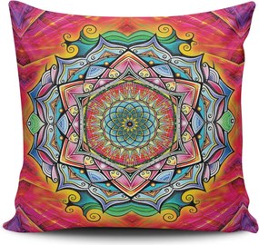 Husa de perna MANDALA-37, multicolor, bumbac/poliester, 43x43 cm