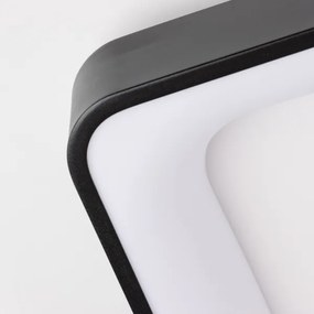 Brilagi - Plafonieră LED dimabilă FALCON II LED/125W/230V 60x60 cm neagră +telecomandă