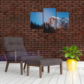 Tablou - Crestele munților noaptea (90x60 cm)