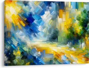 Tablou - Zi însorită abstractă (70x50 cm)
