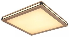 Plafoniera LED Carla 41589D2, 24W, 1340lm, lumina calda, IP20, neagra+maro, Globo Lighting