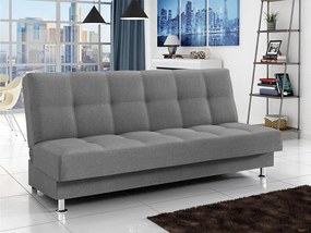 Canapea extensibilă Miami 368Cutie de pat, Gri, 90x195x85cm, 51 kg, Picioare: Plastic