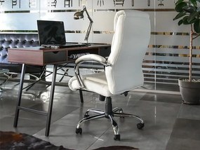 Fotoliu Luxus (alb + crom). 1109949