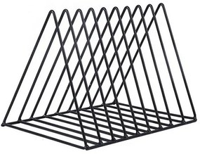 Suport pentru reviste Alvin, negru