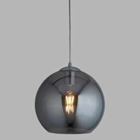Lustra / Pendul design modern 30cm Balls crom / fumuriu 1632SM SRT