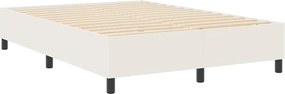 vidaXL Cadru de pat platformă Crem 160 x 200 cm Țesătură din corduroy
