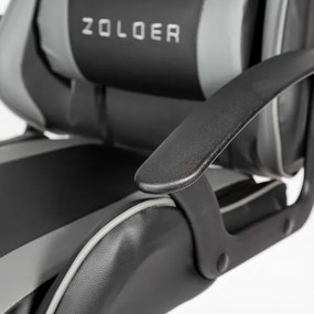 Scaun pentru jocuri video FIORANO negru/gri