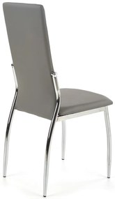 Scaun de bucaterie Morgan, gri/argintiu