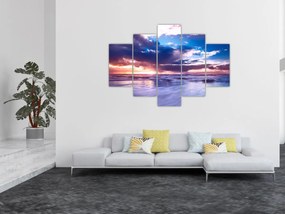 Tablou - Apus de soare la mare (150x105 cm)