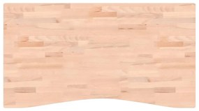 356047 vidaXL Blat de birou, 110x(55-60)x4 cm, lemn masiv de fag