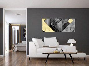 Tablou - Textura forme (120x50 cm)