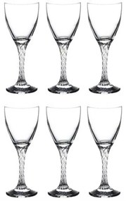 Set 6 Pahare Vin Alb Pasabahce Twist 180 ml  Eleganta si Simplitate pentru Degustari Fine