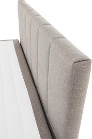 Pat tip BOXSPRING 120x200, taupe gri-maro, FERATA TV KOMFORT