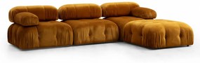 Fotoliu Modular Bubble L1, Mustar