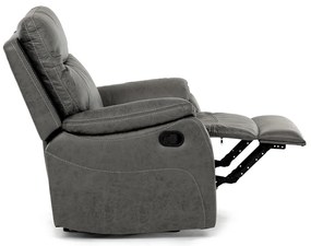 Fotoliu reclinabil 4092 GREY3, vintage, gri