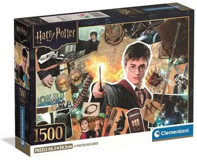 Harry Potter Scrapbook Puzzle Compact de 1500 de piese Clementoni
