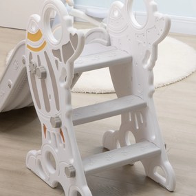AIYAPLAY Tobogan pentru Copii 18-36 Luni, 157x46.5x80 cm, Gri | Aosom Romania