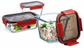 Caserolă de sticlă Simax 7606/L cu capac clic , 0,5 l