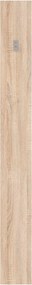 Cuier pentru hol NEPO PLUS, stejar sonoma, PAL laminat, 15x2x135 cm