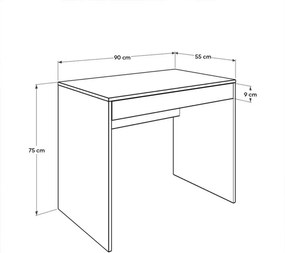 Birou Cima Diamond White