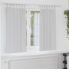 vidaXL Perdele opace 2 pcs Gri deschis 175 x 140 cm Poliester