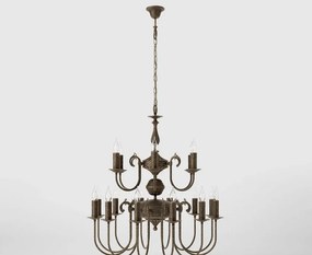 Candelabru 18 brate din alama stil clasic Petalo