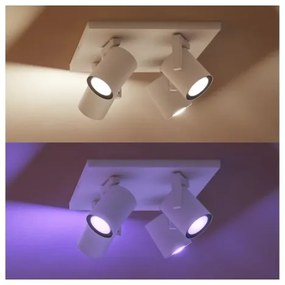 Spot LED RGBW dimabil Philips Hue ARGENTA 4xGU10/4,2W/230V