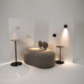 Aplica LED ambientala reglabila design modern minimalist Nuance negru