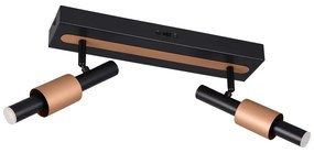 Spot negru-bronz LED 20,5x42 cm Ikaris – Trio Select