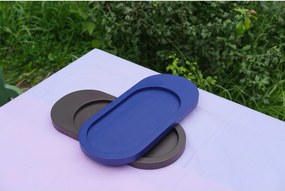 Tavă decorativă din lemn 15x32 cm Tenu – noo.ma